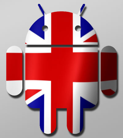 Android's share of UK smartphone market growing exponentially. Android.