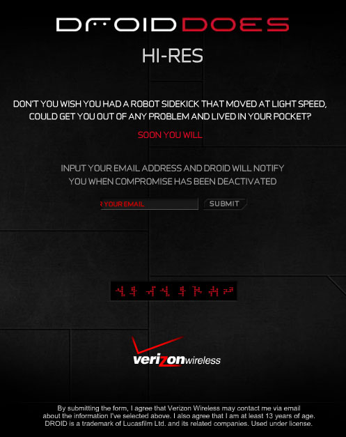 droid_vzw Motorola Droid promo site