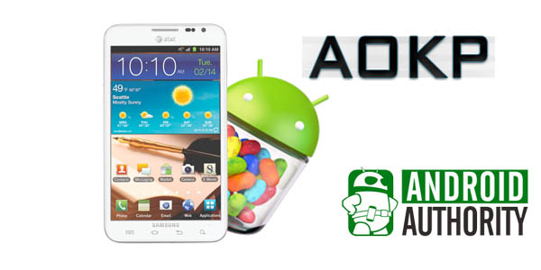 Как обновить I717 Galaxy Note на Android 4.1.1 Jelly Bean через AOKP ROM Jelly Bean