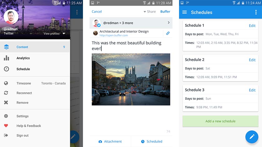 buffer best facebook apps for android