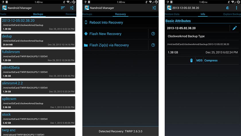 nandroid manager best root apps for android