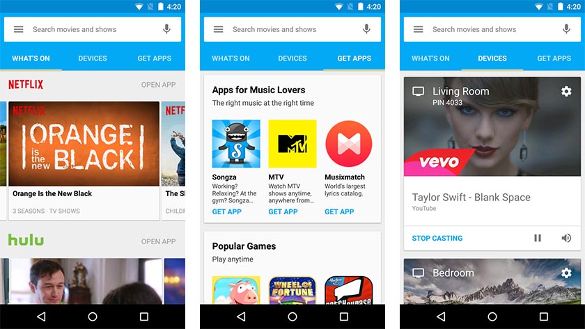 Google Cast best tv remote apps for android