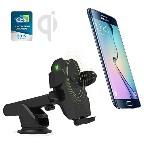 iOttie Easy One Touch Wireless Qi Standard Car Mount Charger for Galaxy S6/S6 Edge iOttie Easy One Touch Wireless Qi Standard Car Mount Charger for Galaxy S6/S6 Edge