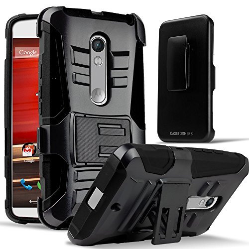 Caseformers Duo Armor Combo Case and Holster for Motorola Moto X Play