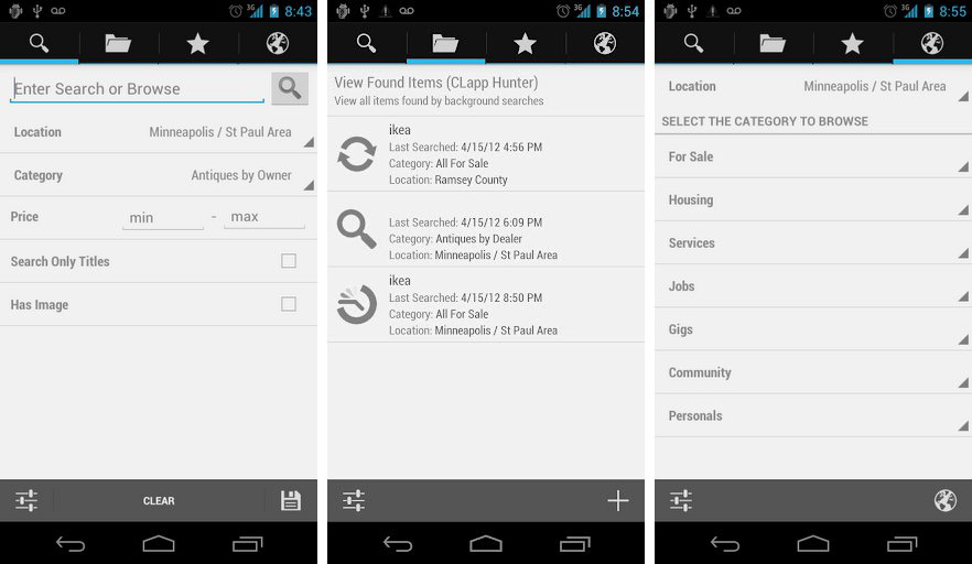 craigslist browser for android on appbrain craigslist for android ...