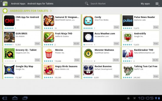 Best Xoom Apps