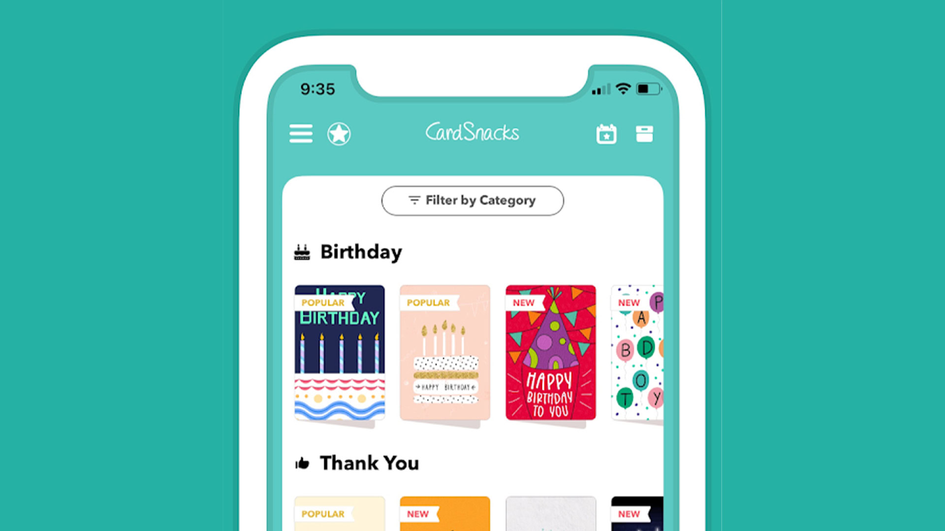 CardSnacks best ecard apps for Android