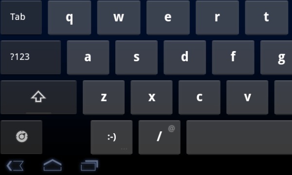 tablet keyboard