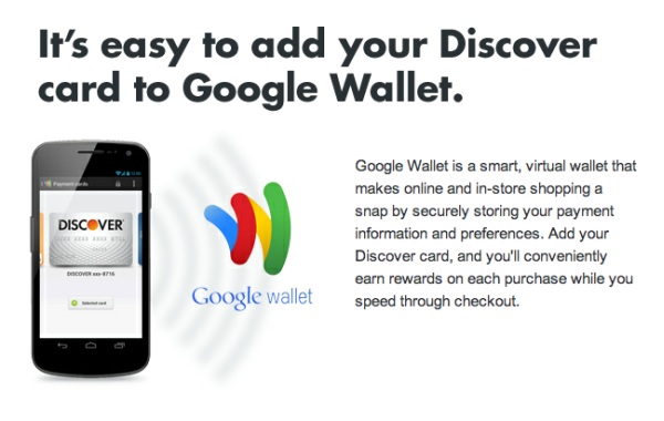 discover google wallet
