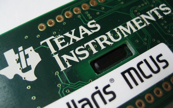 texas instruments chip logo