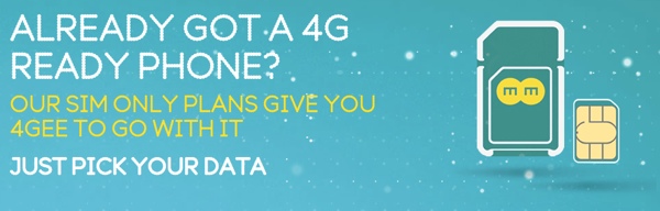 EE's LTE SIM-only plans