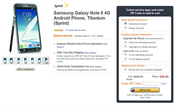 Sprint-Note-2-deal