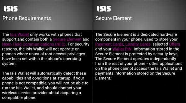 isis phone requirements