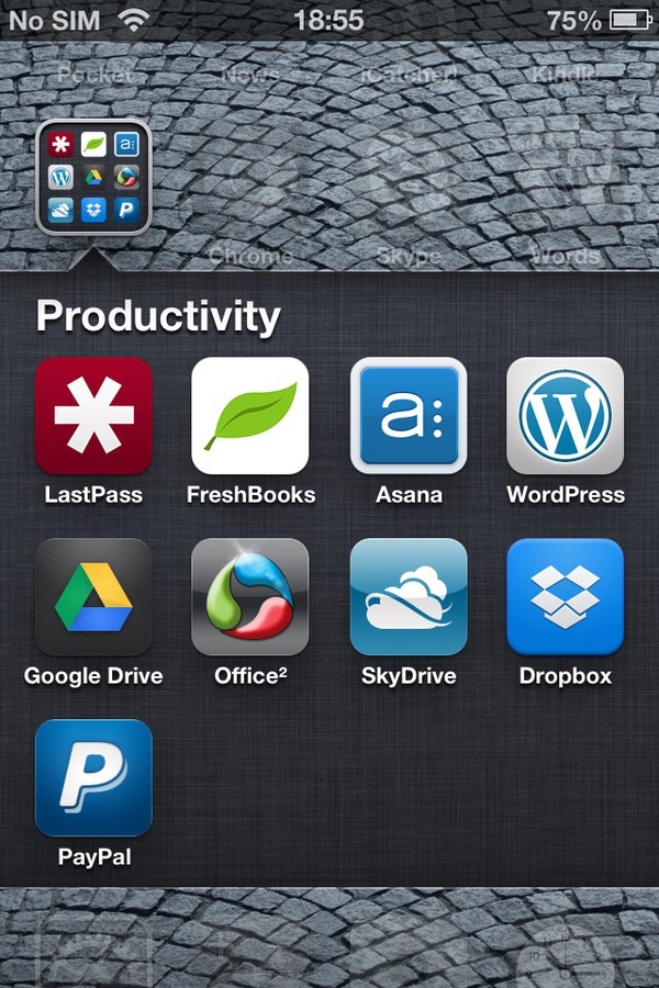iOS App Folders