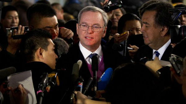 Google Eric Schmidt North Korea China