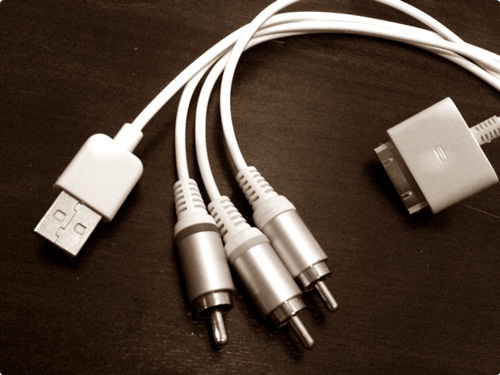 iPhone TV Out cable (source)