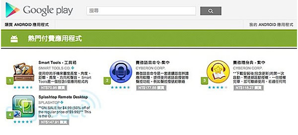Google Play Taiwan