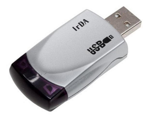 An IrDA dongle, back in the day.