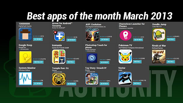 best apps of the month: march 2013