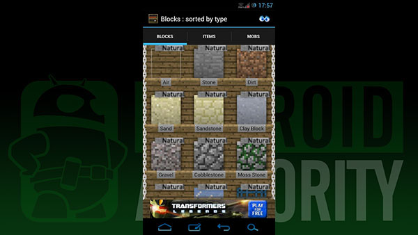Encyclopaedia Minecraftica - random apps