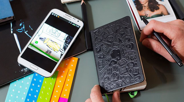 Pictured: Evernote Smart Notebook by Moleskine