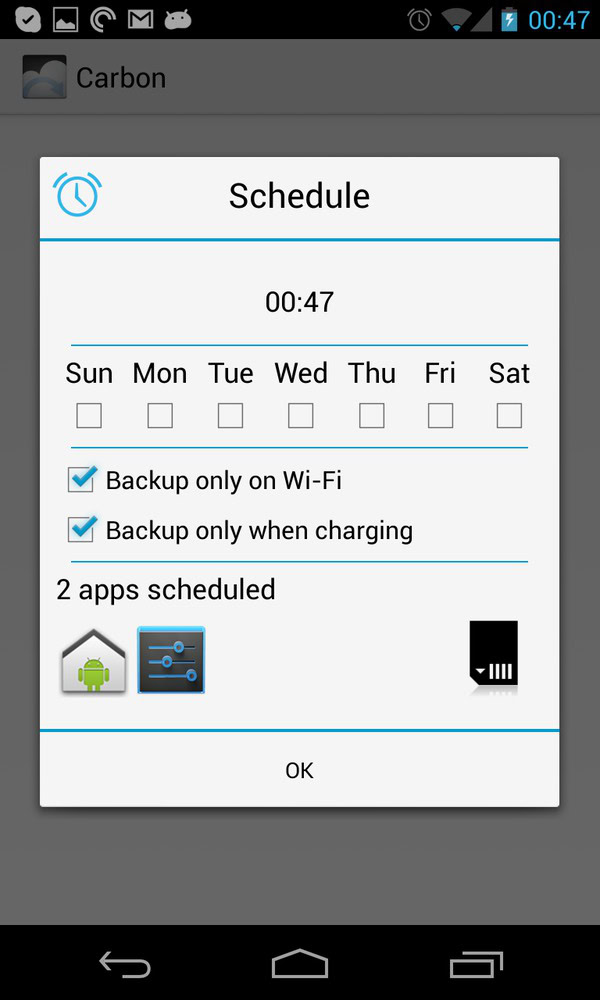 Setting up backup schedules.