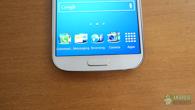 samsung galaxy s4 button layout aa