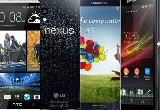 Best Android phones of 2013