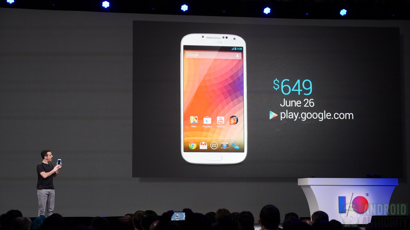 Google-IO-Galaxy S4 Google Edition price 1600 aa