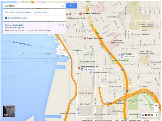 Google Maps UI Update 1