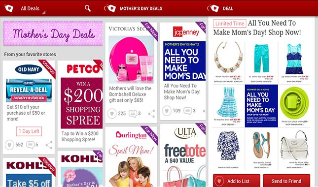 Mother's Day Apps for Android - Shopping