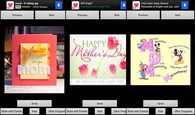 Mother's Day Apps for Android - Cards