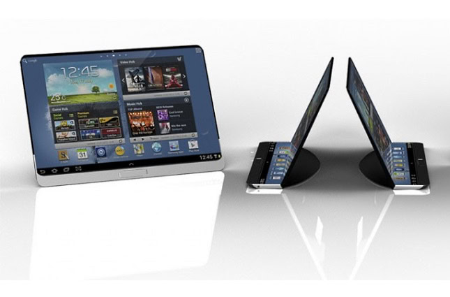 samsung flexible tablet render