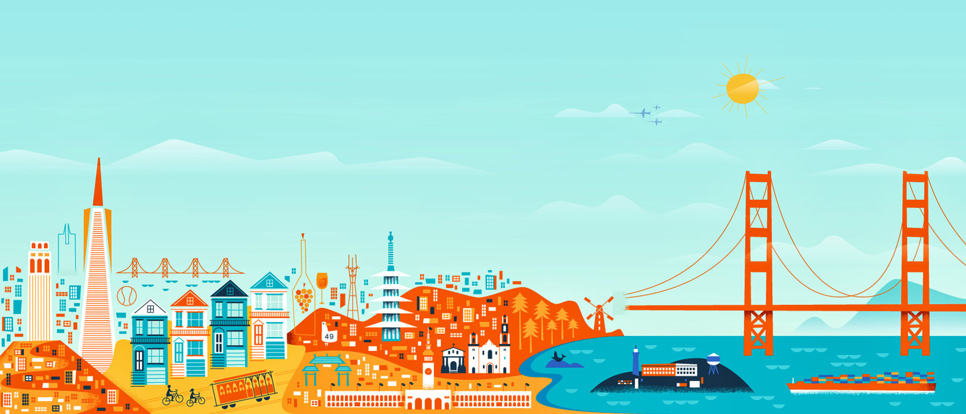 Google Now Backgrounds San Francisco (Day)