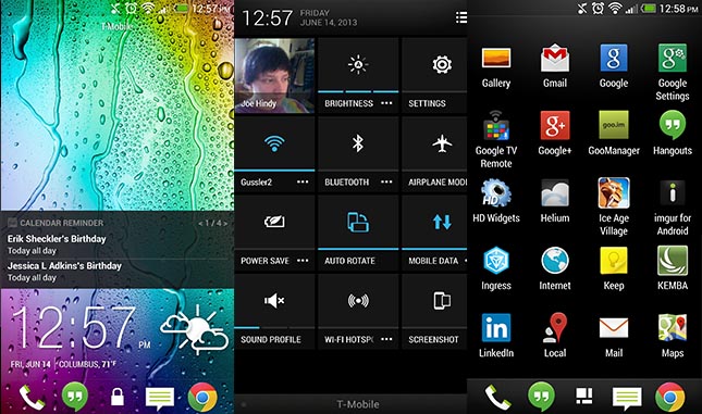 HTC One Lock Screen Android 4.2.2
