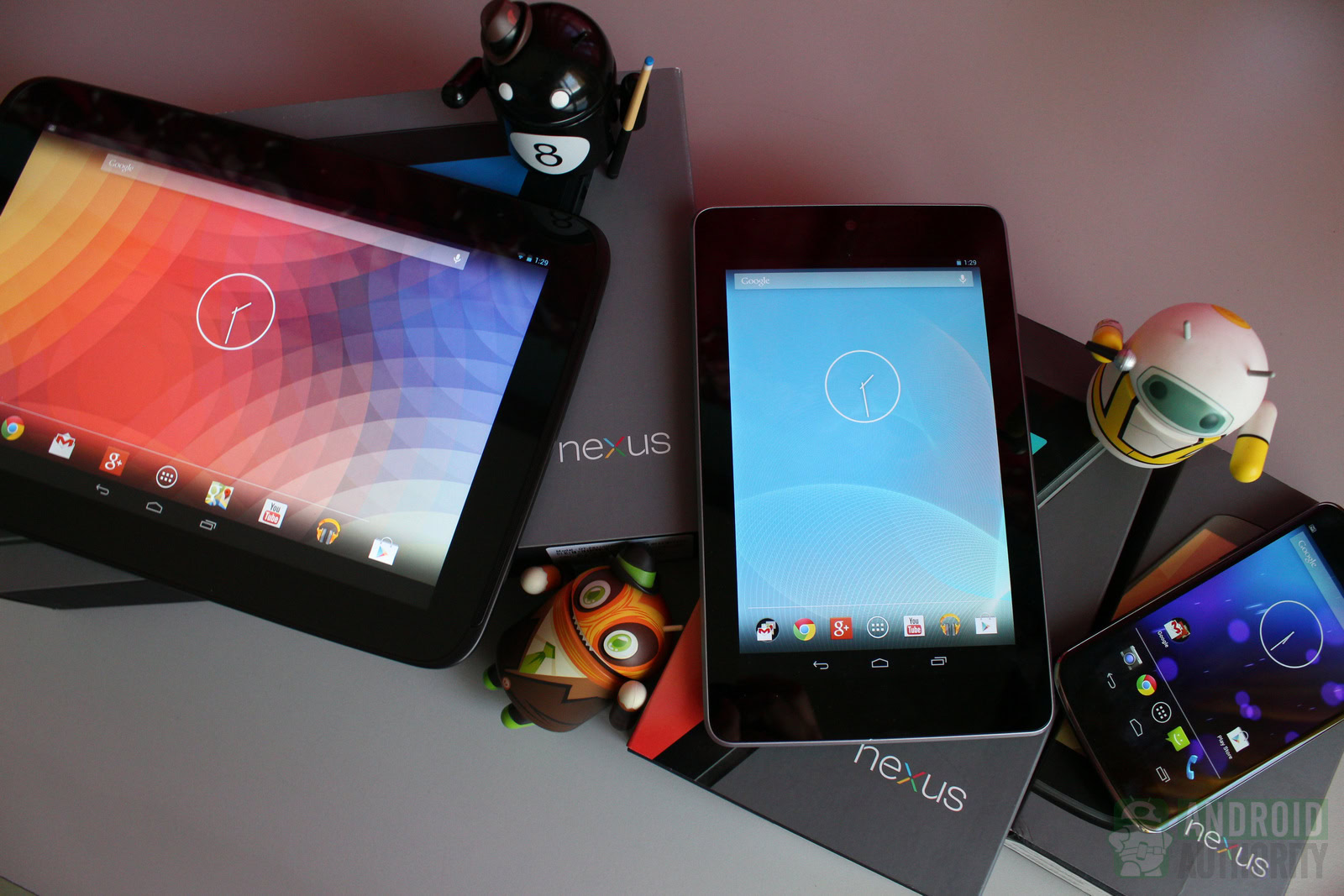 The Nexus 4 and Nexus 10 were the first devices to run Android 4.2 Jelly Bean