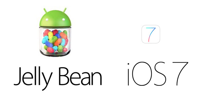 Jelly Bean vs iOS 7