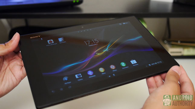sony xperia tablet z aa viewing angles