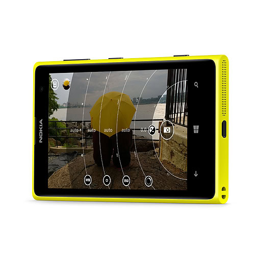 The Lumia 1020 offers full manual settings. Image credit: Nokia