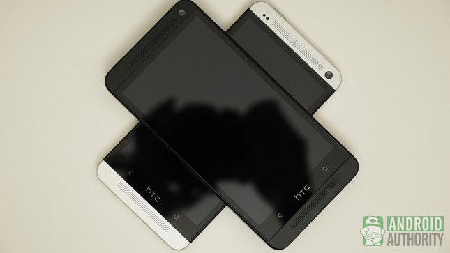htc one glacial silver vs stealth black aa fronts stacked