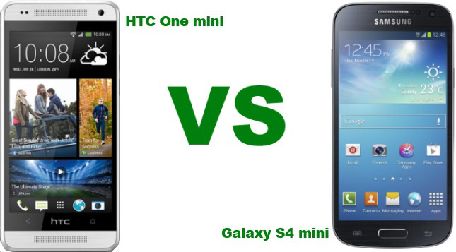 HTC One mini vs Samsung Galaxy S4 mini