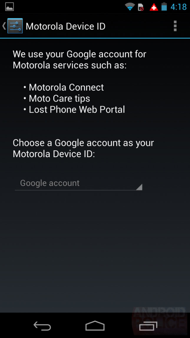 Moto X Phone tracking
