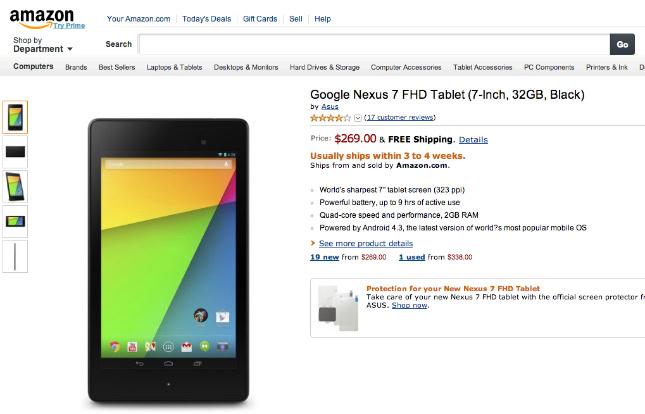 Nexus 7 Amazon
