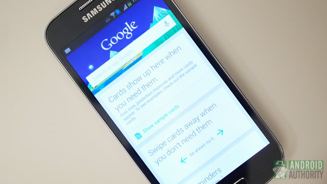 samsung galaxy s4 mini aa software google now