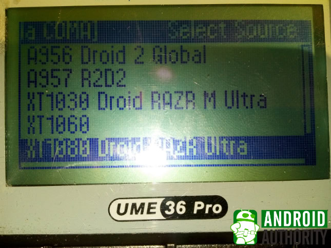 Verizon Moto X, Droid RAZR M Ultra, Droid RAZR Ultra