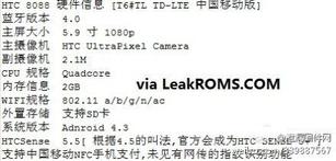 htc one specs leak chinese