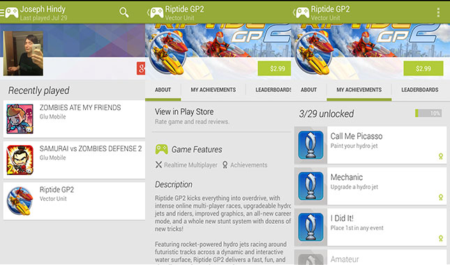 Google Play Games 3