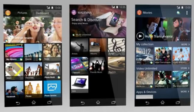 Sony Xperia apps