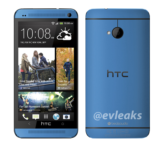 HTC One in blue
