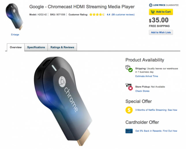 Chromecast Best Buy